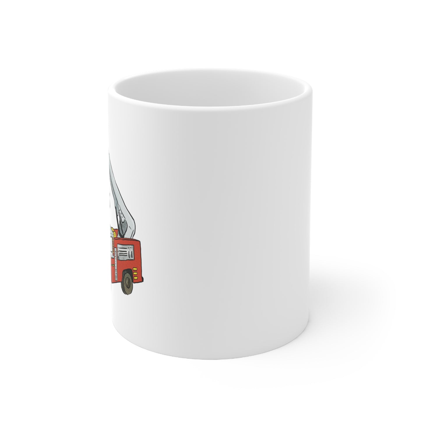 Mr. Jingles (black) Fire Engine Mug - US