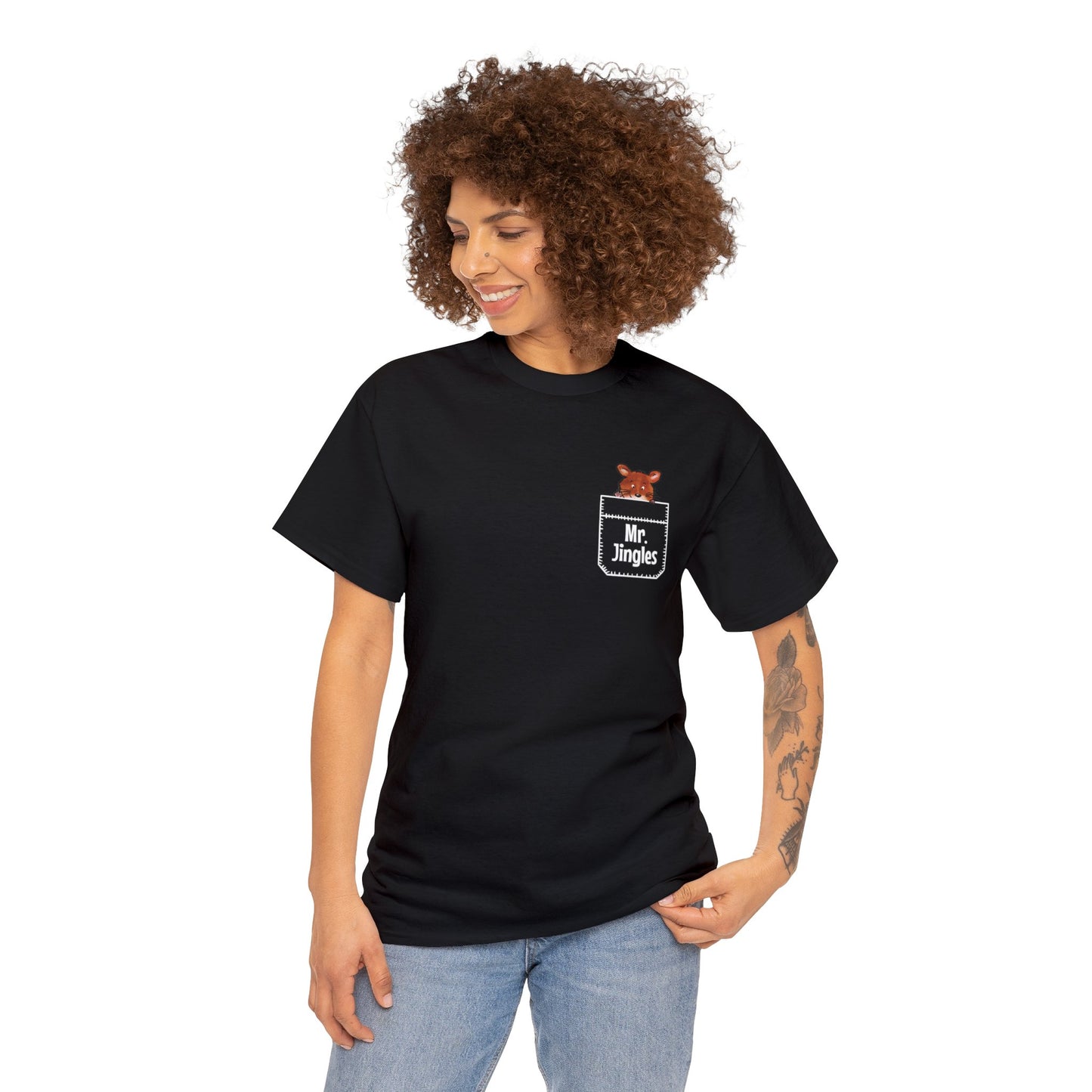 Mr. Jingles Pocket Tee Black - US