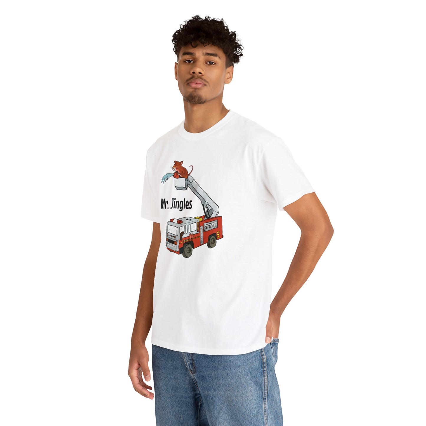 Mr. Jingles (black) Fire Engine Shirt - US