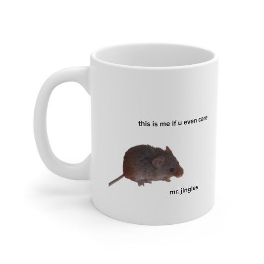 Mr. Jingles This Is Me If You Even Care (TikTok Comment) Mug - US