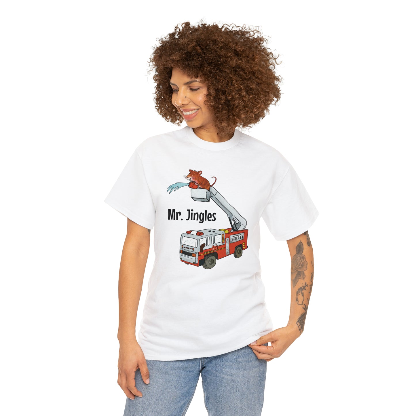 Mr. Jingles (black) Fire Engine Shirt - US