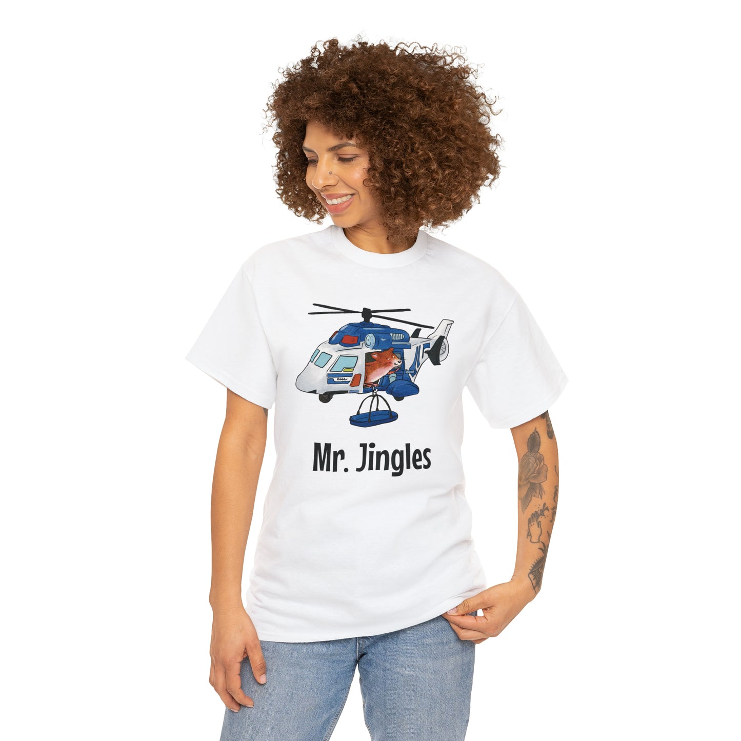 Mr. Jingles (black) Helicopter Tee - US