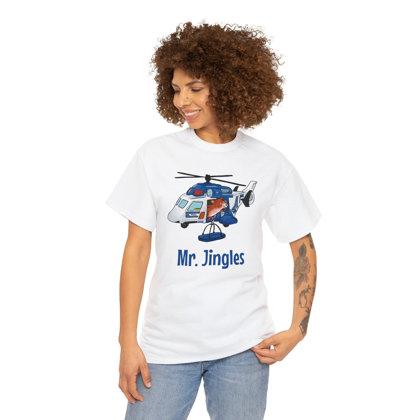 Mr. Jingles (blue) Helicopter Tee - US